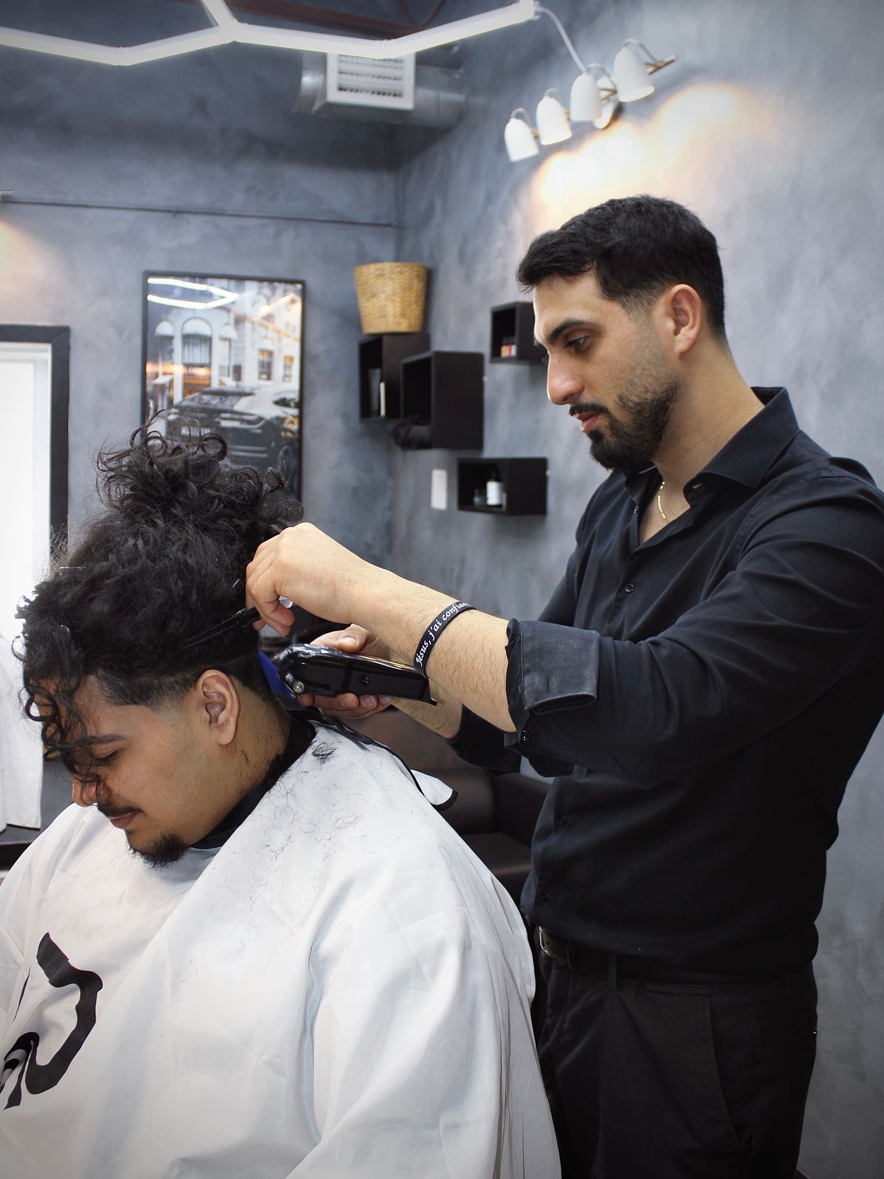 Soin barbe au salon Maison Gentleman